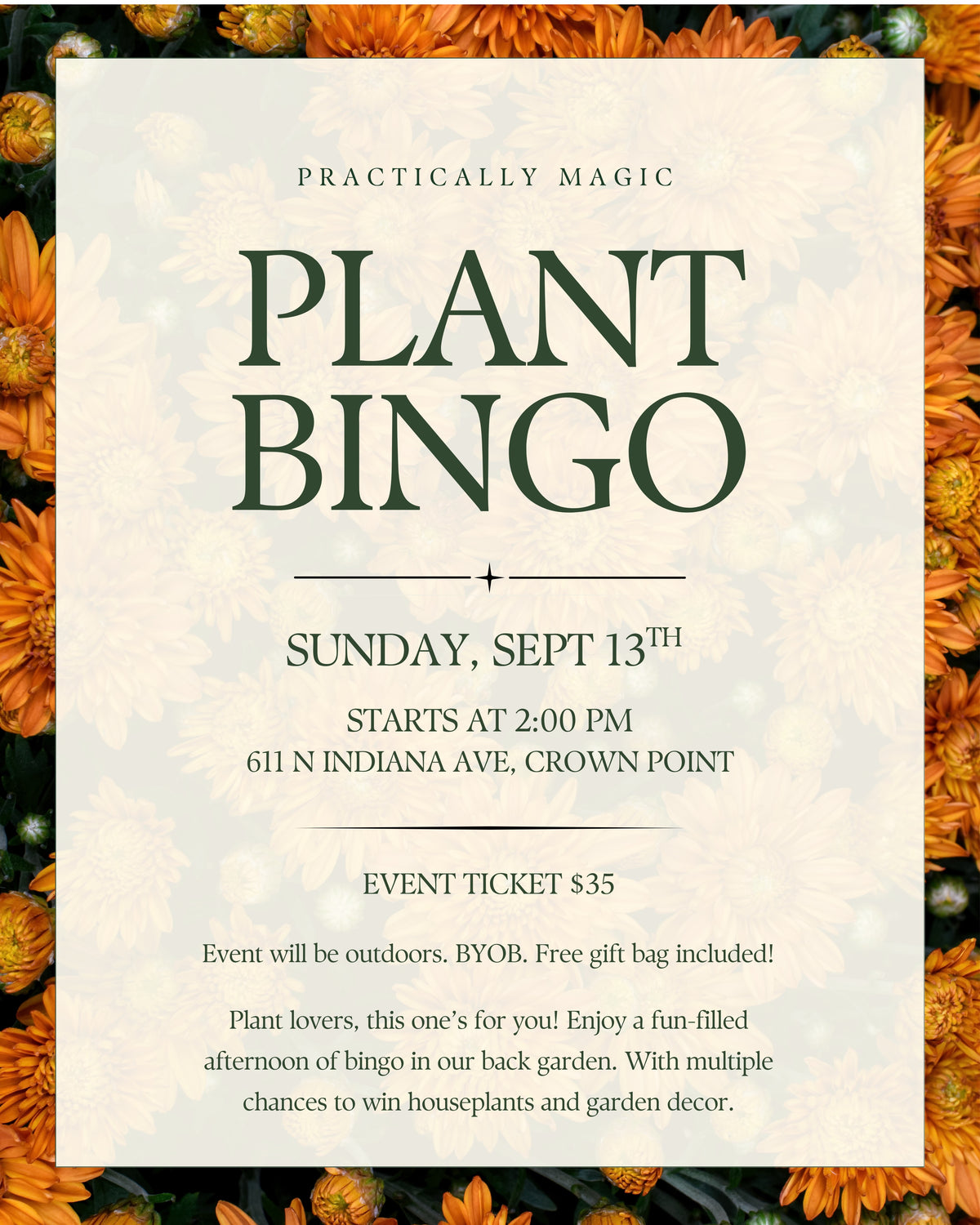 Garden Bingo