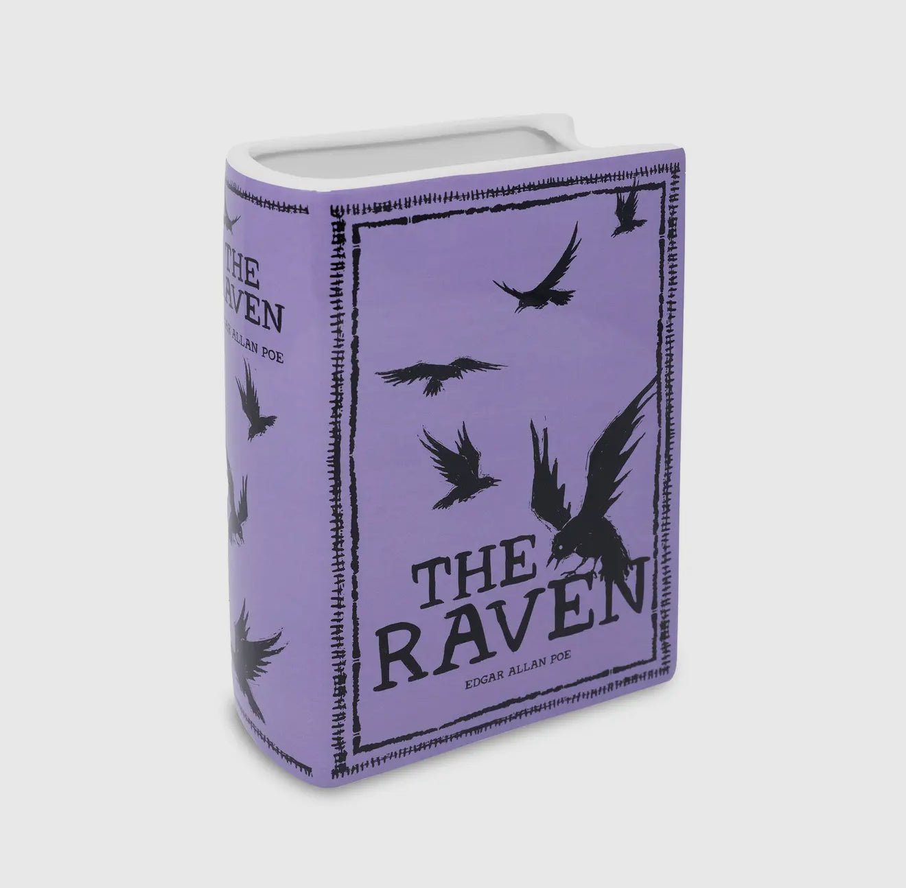 Raven Book Vase