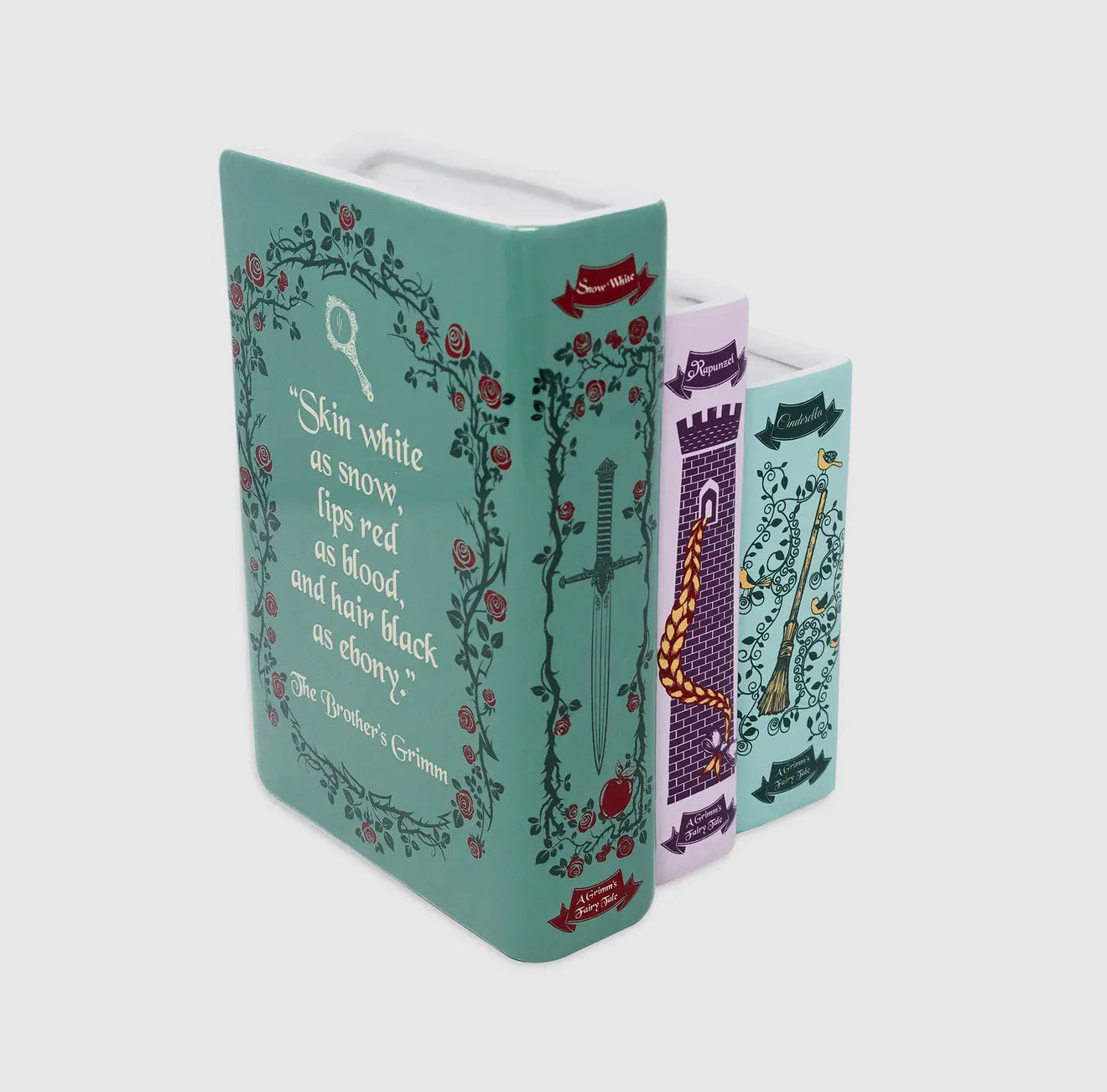 Grimm’s Fairy Tale Triple Book Vase