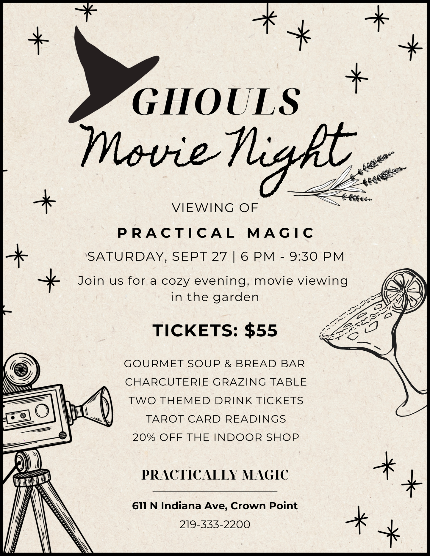 Practical Magic “Ghouls” Movie Night