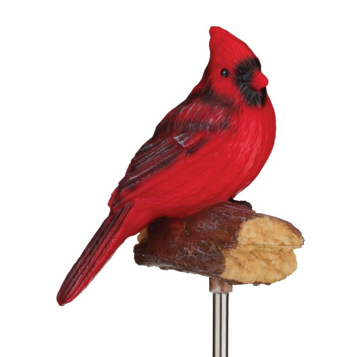 Solar Songbird Stake- Cardinal