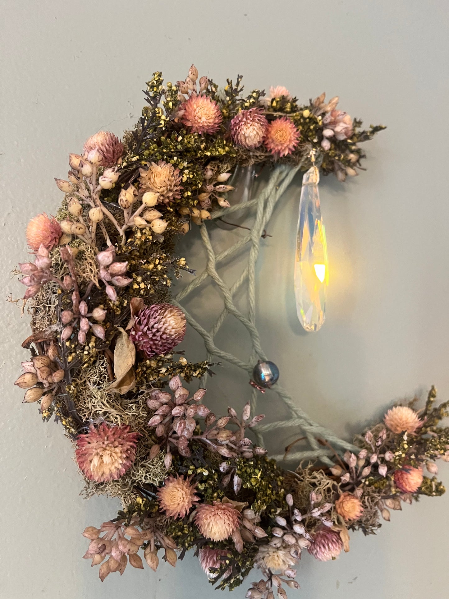Autumn Healing Crescent Workshop with Amethyst Art