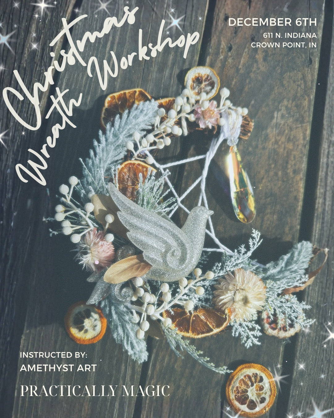 Christmas Wreath Workshop with Amethyst Art