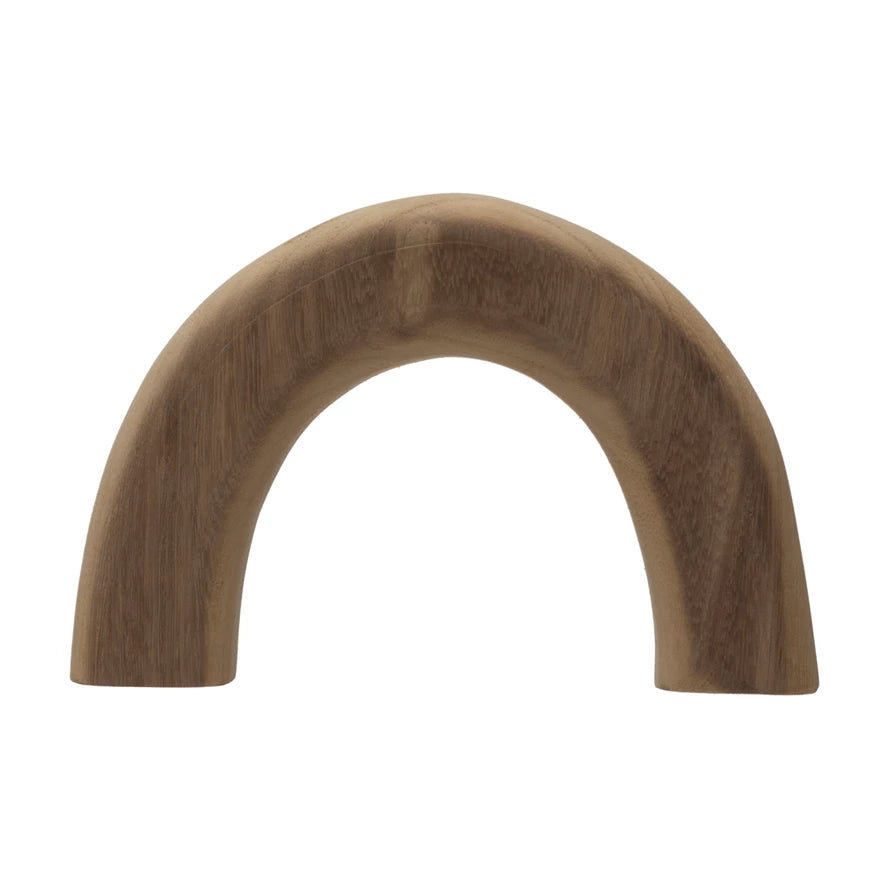 Paulownia wood arch decor