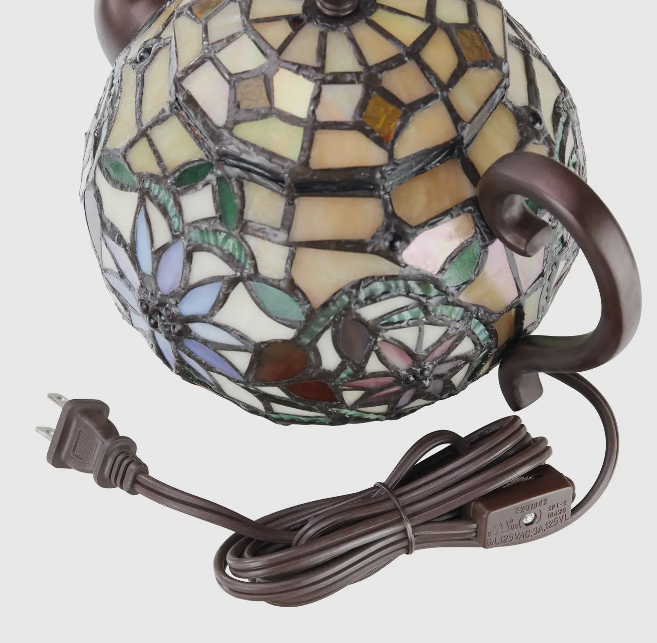 6.5"H Harleigh Yellow Teapot Accent Lamp