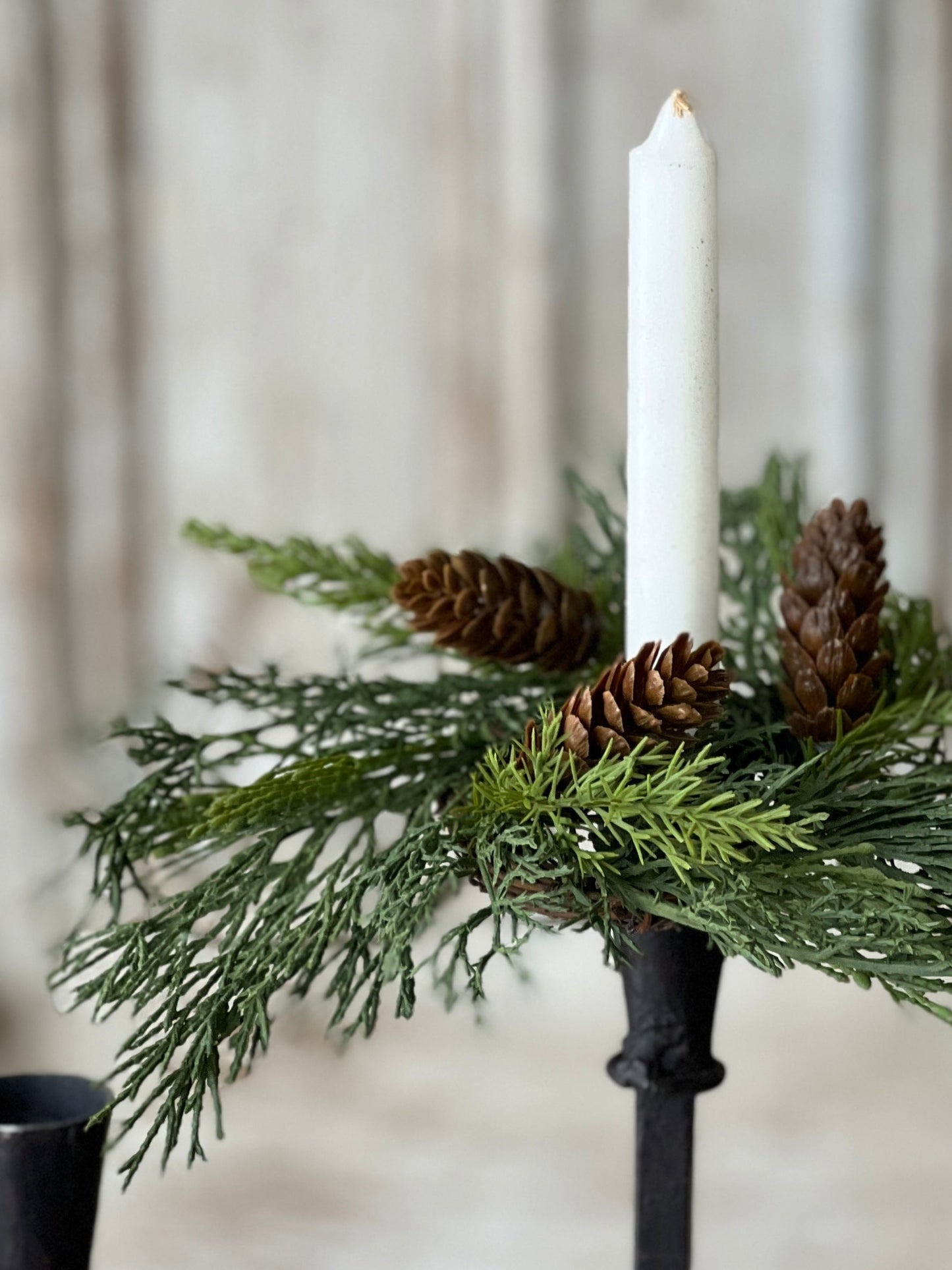 Advent Greens Candle Ring