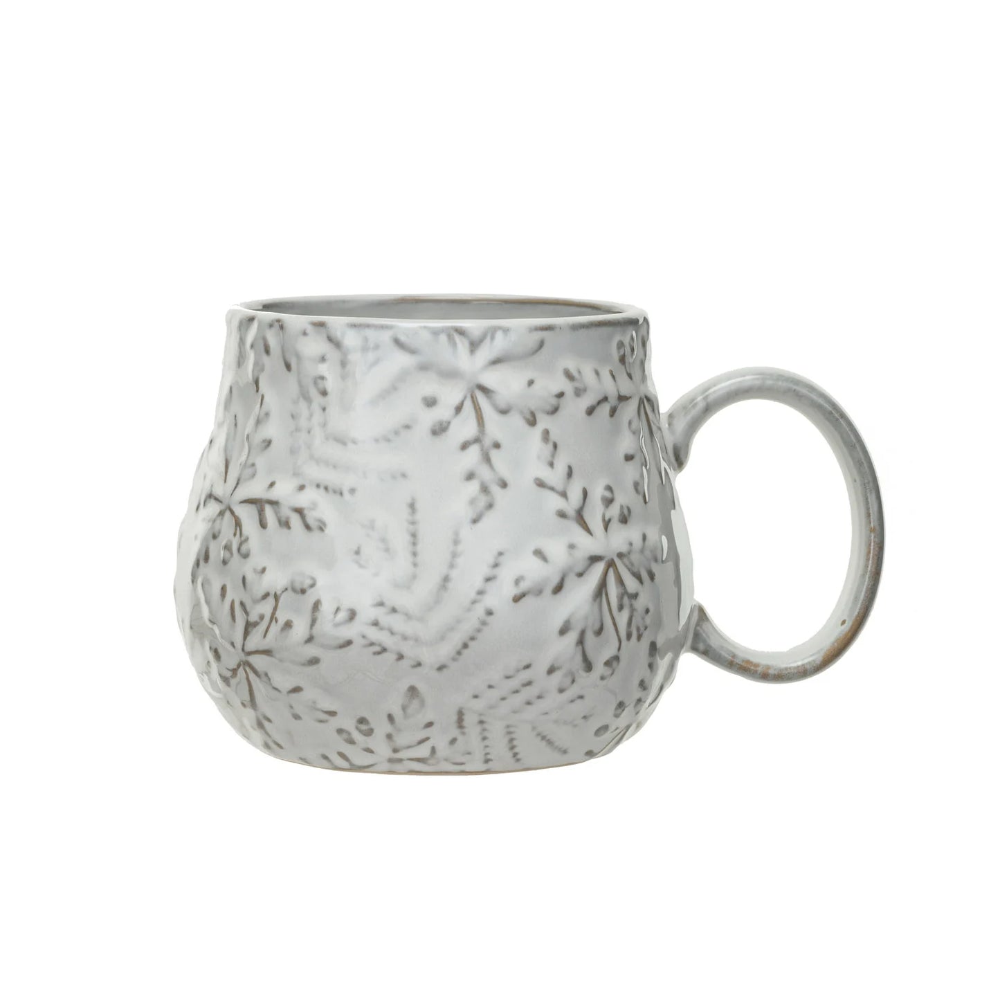 16 oz. Embossed Stoneware Mug