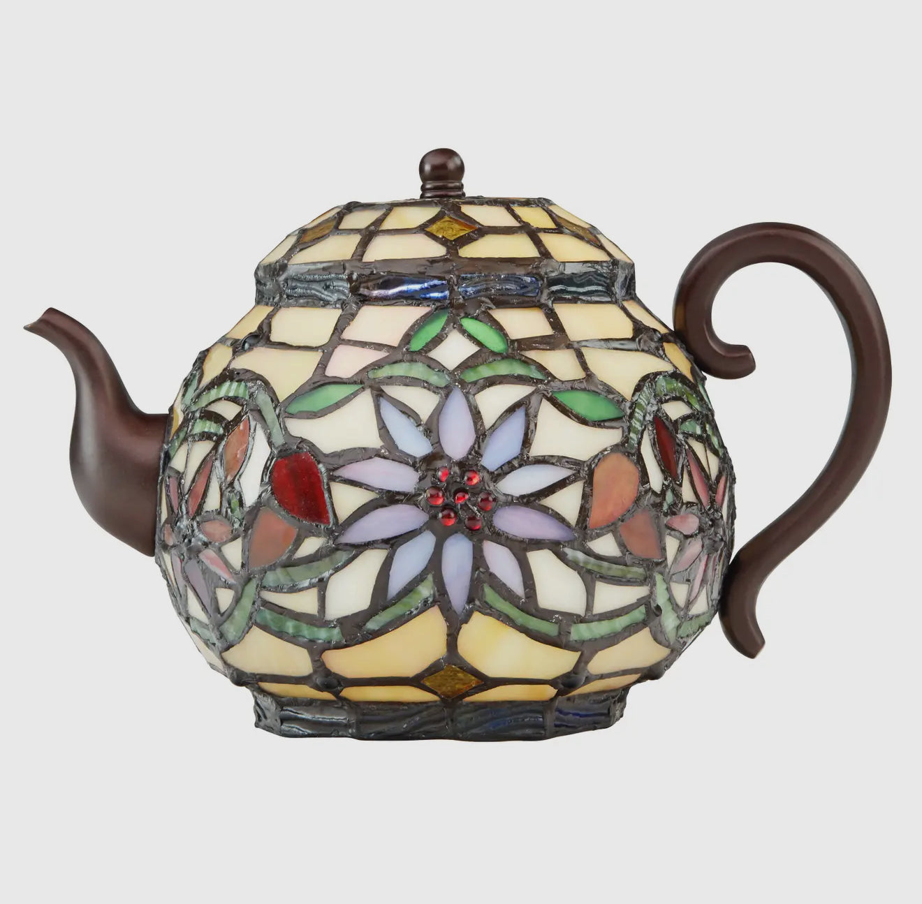 6.5"H Harleigh Yellow Teapot Accent Lamp