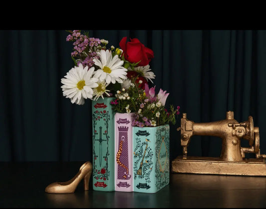 Grimm’s Fairy Tale Triple Book Vase