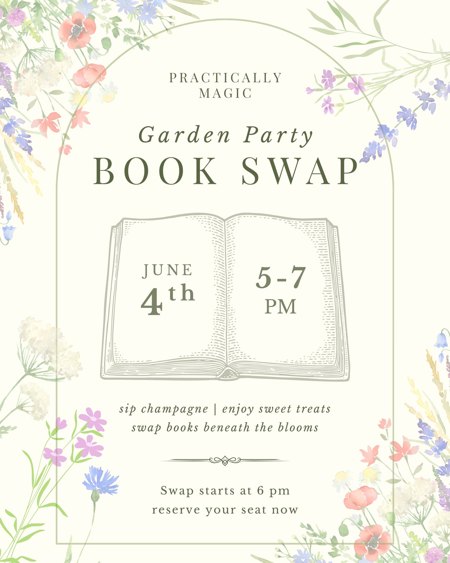 Garden Party Book Swap