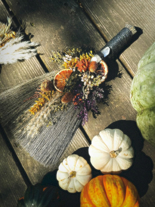 Autumn Broom Workshop with Amethyst Art
