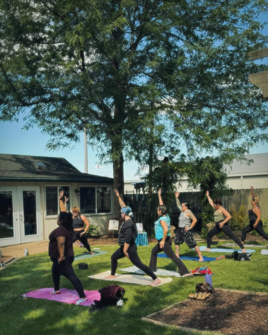 Yoga in the Garden in October